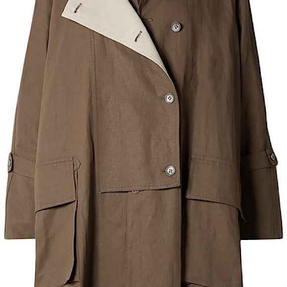 COPY - ACNE STUDIOS Studios Oriole Oversized Linen Trench - Picture 11 of 12